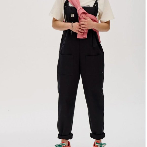 Lucy & Yak Pants - *BRAND NEW* Lucy & Yak Original Dungaree Cover-alls, Black, Size 6